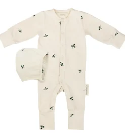 Unisex-Tøj|Nattøj|Moonboon Natdragt m. Babyhjelm - Gaveæske - Leaf