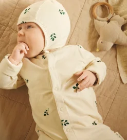 Unisex-Tøj|Nattøj|Moonboon Natdragt m. Babyhjelm - Gaveæske - Leaf