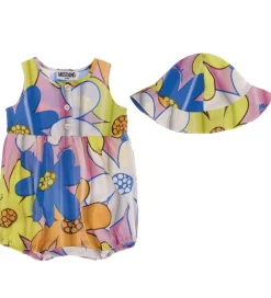 Sommerdragter|Moschino Sommerdragt/Sommerhat - Pink Flowers