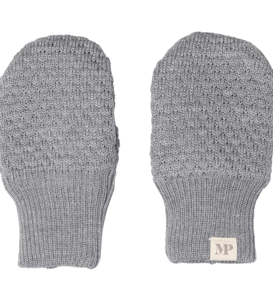 Handsker Og Luffer|MP Luffer - Uld/Bomuld - Oslo - Gråmeleret
