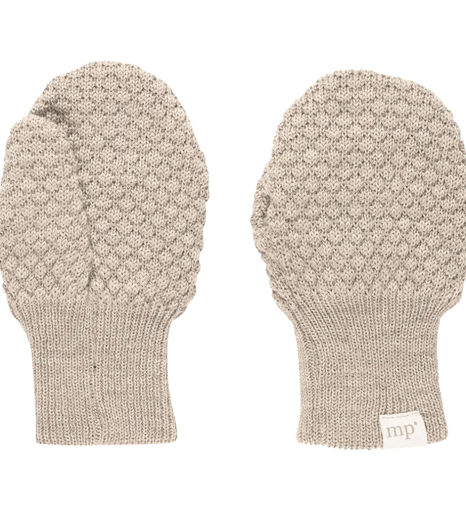 Handsker Og Luffer|MP Luffer - Uld/Bomuld - Oslo - Beige Melange
