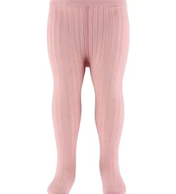 Strømpebukser|MP Strøebukser - Rib - Silver Pink