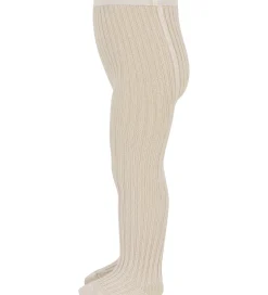 Strømpebukser|MP Strøebukser - Uld - Rib - Arien - Ecru