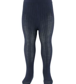 Strømpebukser|MP Strøebukser - Uld - Rib - Navy