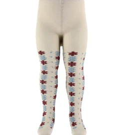 Strømpebukser|Uld|MP Strøebukser - Uldblanding - Lucy Glitter - Cream