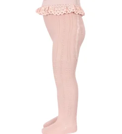 Strømpebukser|MP Strøebukser m. Blonde - Ruby - Rose Dust
