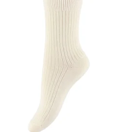 Uld|Strømper|MP Strøer - Rib - Uld/Viskose/Bambus - Hilde - Ecru