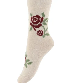 Strømper|MP Strøer - Rosa - Glitter - Cream