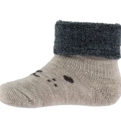 Uld|Strømper|MP Strøer - Uld - Arven - Lysebrunmeleret