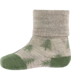 Uld|Strømper|MP Strøer - Uld - Hugo - Lysebrunmeleret