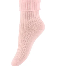 Strømper|Uld|MP Strøer - Uld - Rib - Light Pink