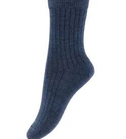 Strømper|Uld|MP Strøer - Uld - Rib - 3-pak - Camel Melange