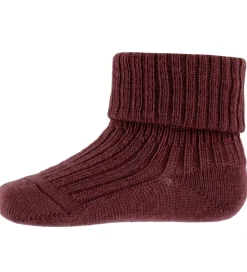 Strømper|Uld|MP Strøer - Uld - Rib - 3-pak - Rose Dust