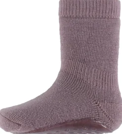 Strømper|Uld|MP Strøer m. Antiskrid - Uld - Dark Purple Dove
