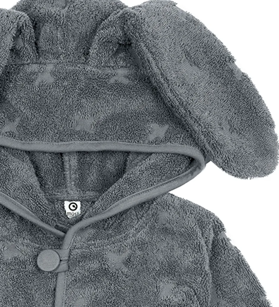 Badekåber|Müsli Badekåbe - Bunny - Stormy Blue