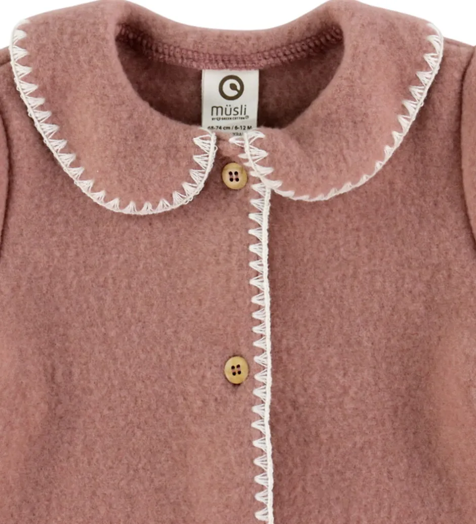 Cardigans|Uld|Müsli Cardigan - Uldfleece - Daydream