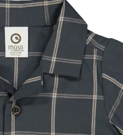 Skjorter|Müsli Skjorte - Check - Night Blue/Cashmere