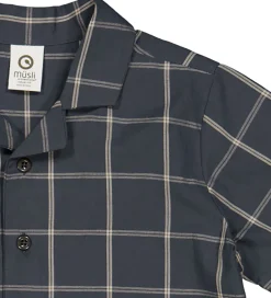 Skjorter|Müsli Skjorte - Check - Night Blue/Cashmere