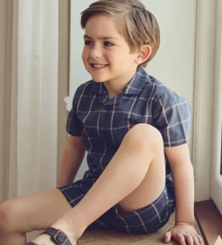 Skjorter|Müsli Skjorte - Check - Night Blue/Cashmere