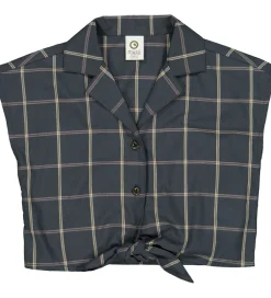 Skjorter|Müsli Skjorte - Check Crop - Night Blue/Cashmere