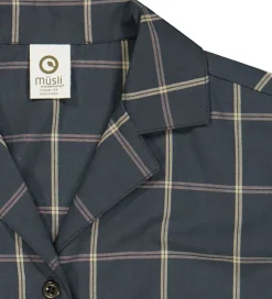 Skjorter|Müsli Skjorte - Check Crop - Night Blue/Cashmere