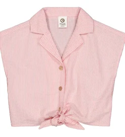 Skjorter|Müsli Skjorte - Seesucker - Crop - Balsam Cream/Bubblegum