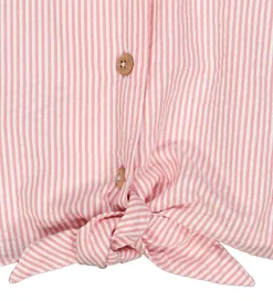 Skjorter|Müsli Skjorte - Seesucker - Crop - Balsam Cream/Bubblegum