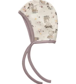 Babyhjelme|Name It Babyhjelm - Uld - NbfWillit - Lilac Ash/AOP