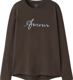Bluser|Name It Bluse - NkfVix - Seal Brown/Amour