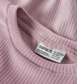 Bluser|Juletøj|Name It Bluse - Fløjlsvelour - NkfVeloa - Keepsake Lilac