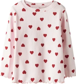 Juletøj|Bluser|Name It Bluse - Hulmønster - NmfRusla - Mauve Morn m. Print