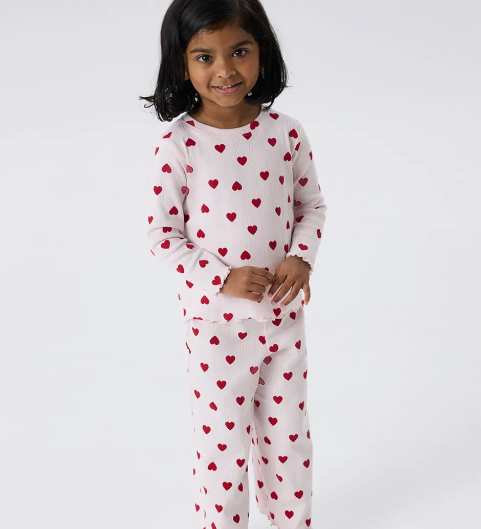 Juletøj|Bluser|Name It Bluse - Hulmønster - NmfRusla - Mauve Morn m. Print