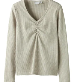 Juletøj|Name It Bluse - NkfSabi - Cement