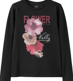 Pigetøj|Bluser|Name It Bluse - NkfSaga - Black