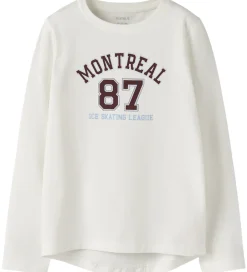 Pigetøj|Bluser|Name It Bluse - NkfVix - Cloud Dancer/Montreal