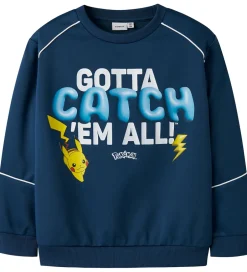 Sweatshirts|Name It Bluse - NkmSidney - Pokémon - Insignia Blue