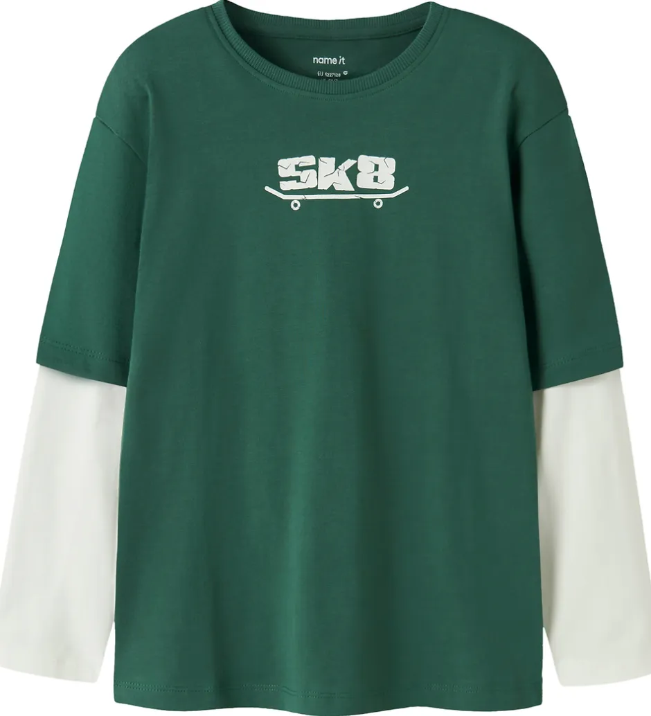 Drengetøj|Bluser|Name It Bluse - NkmVarto - Bistro Green/Skate8