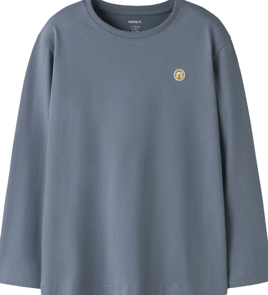 Drengetøj|Bluser|Name It Bluse - NkmVimpel - Flint Stone/Brandmark