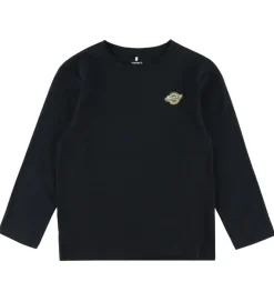 Drengetøj|Bluser|Name It Bluse - NkmVimpel - Black/Hockey