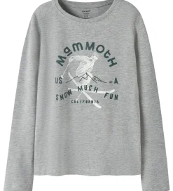 Drengetøj|Bluser|Name It Bluse - NkmVux - Grey Melange/Snow