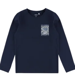 Drengetøj|Bluser|Name It Bluse - NkmVux - Navy Blazer/Golden