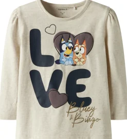 Pigetøj|Bluser|Name It Bluse - NmfNema - Bluey - Peyote Melange