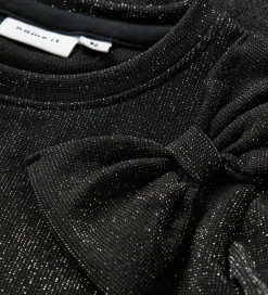 Juletøj|Bluser|Name It Bluse - NmfRoisin - Sort m. Glimmer