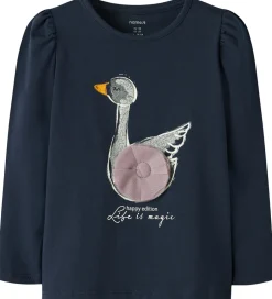 Pigetøj|Bluser|Name It Bluse - NmfSwana - Navy Blazer