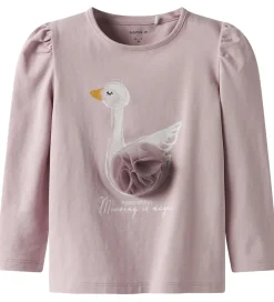 Pigetøj|Bluser|Name It Bluse - NmfSwana - Keepsake Lilac