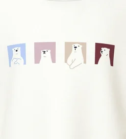 Pigetøj|Bluser|Name It Bluse - NmfVix - Cloud Dancer/Polar Bears