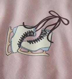 Pigetøj|Bluser|Name It Bluse - NmfVix - Keepsake Lilac/Ice Skates