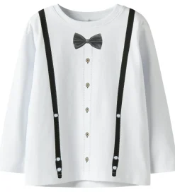 Juletøj|Name It Bluse - NmmRyder - Bright White