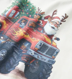 Juletøj|Name It Bluse - NmmVosmas - Cloud Dancer/Santa