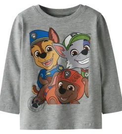 Bluser|Name It Bluse - Paw Patrol - NmmNitin - Grey Melange